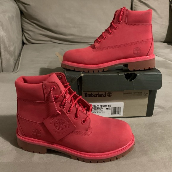 Timberland Other - New Pink Kids Timberlands premium classic boot